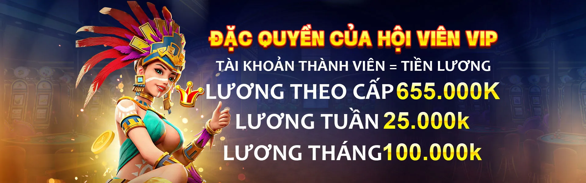 Hình ảnh chính sảnh Nổ Hũ dom88 với các máy slot và đồng tiền vàng